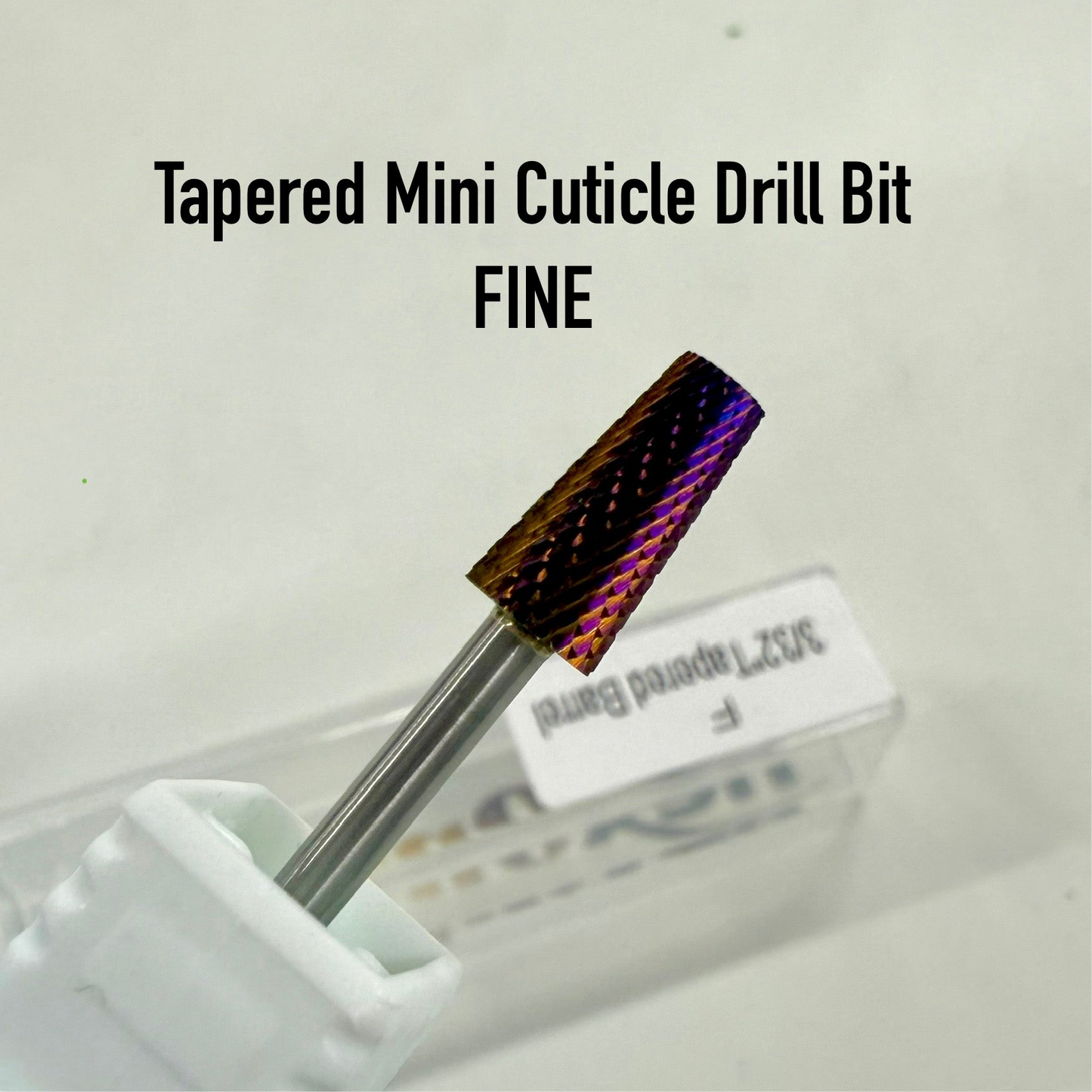 FlexOne Mini Tapered Nail Drill Bit Cross Cut - Fine Cuticle