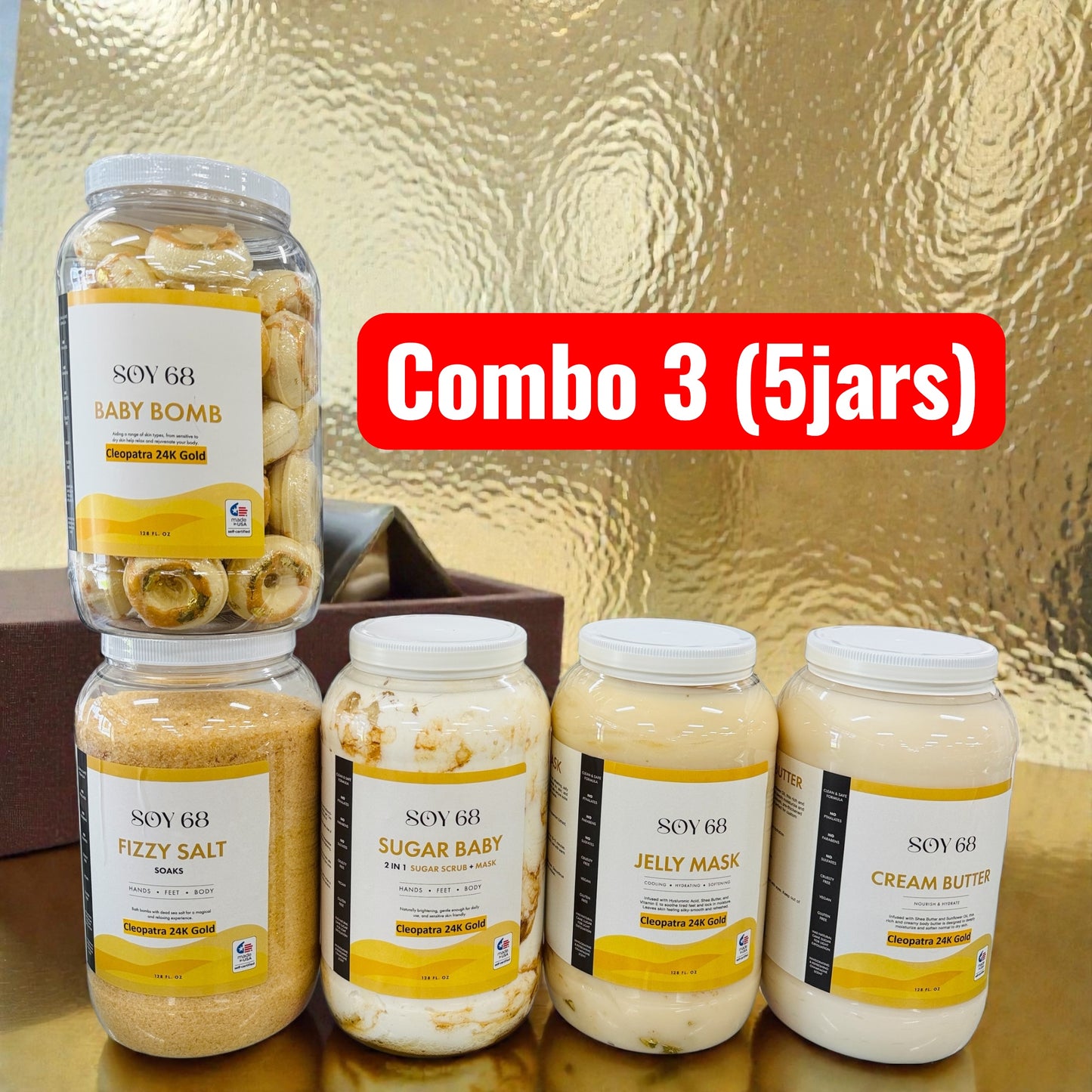 Cleopatra 24K GOLD Pedicure - Golden Pedicure set