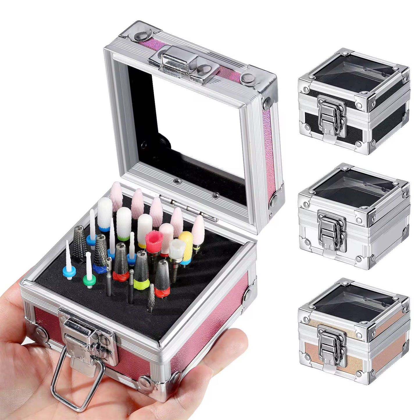 Pink Empty Drill Bit Holder