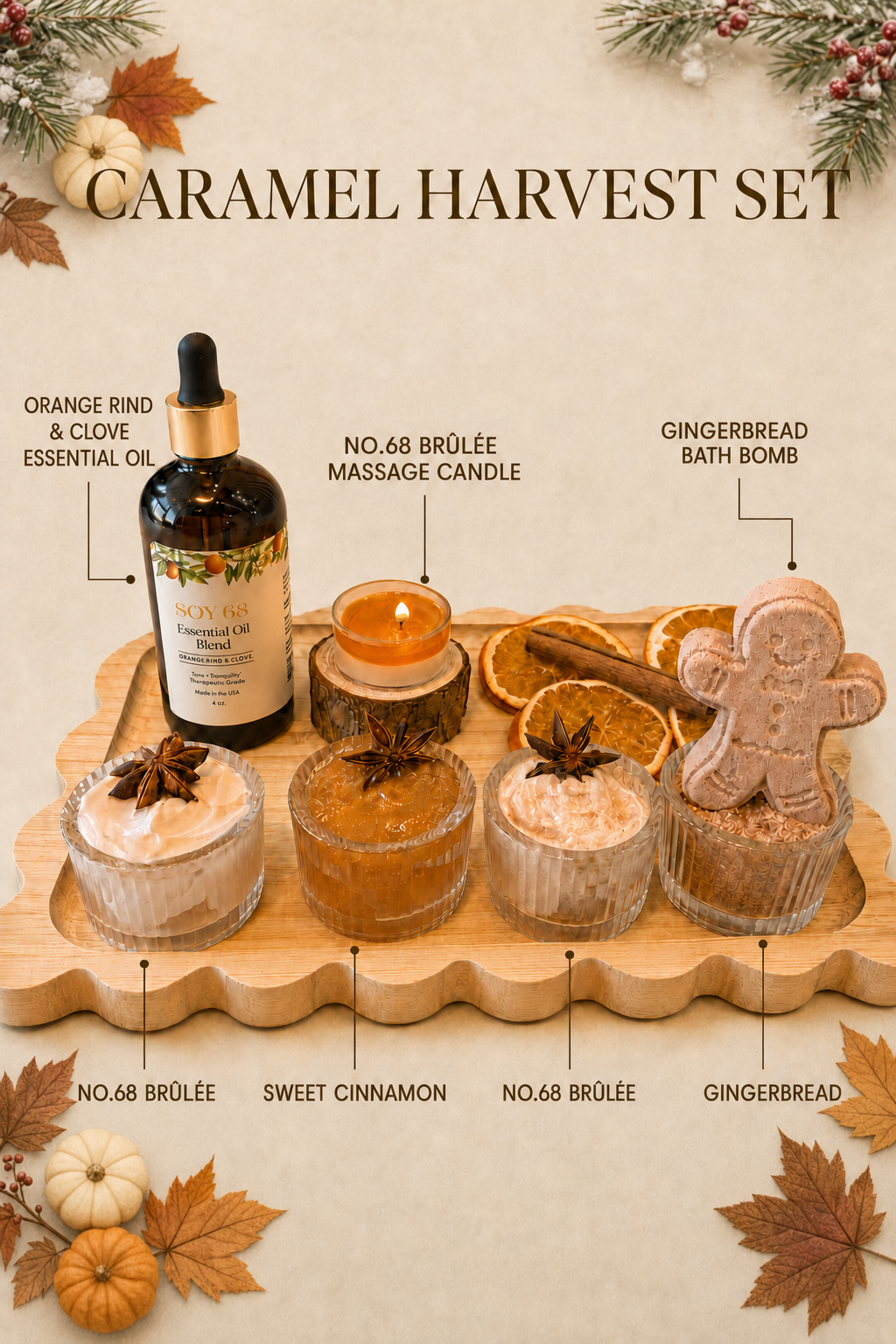 SEASONAL: Gold Caramel Harvest 5 Steps