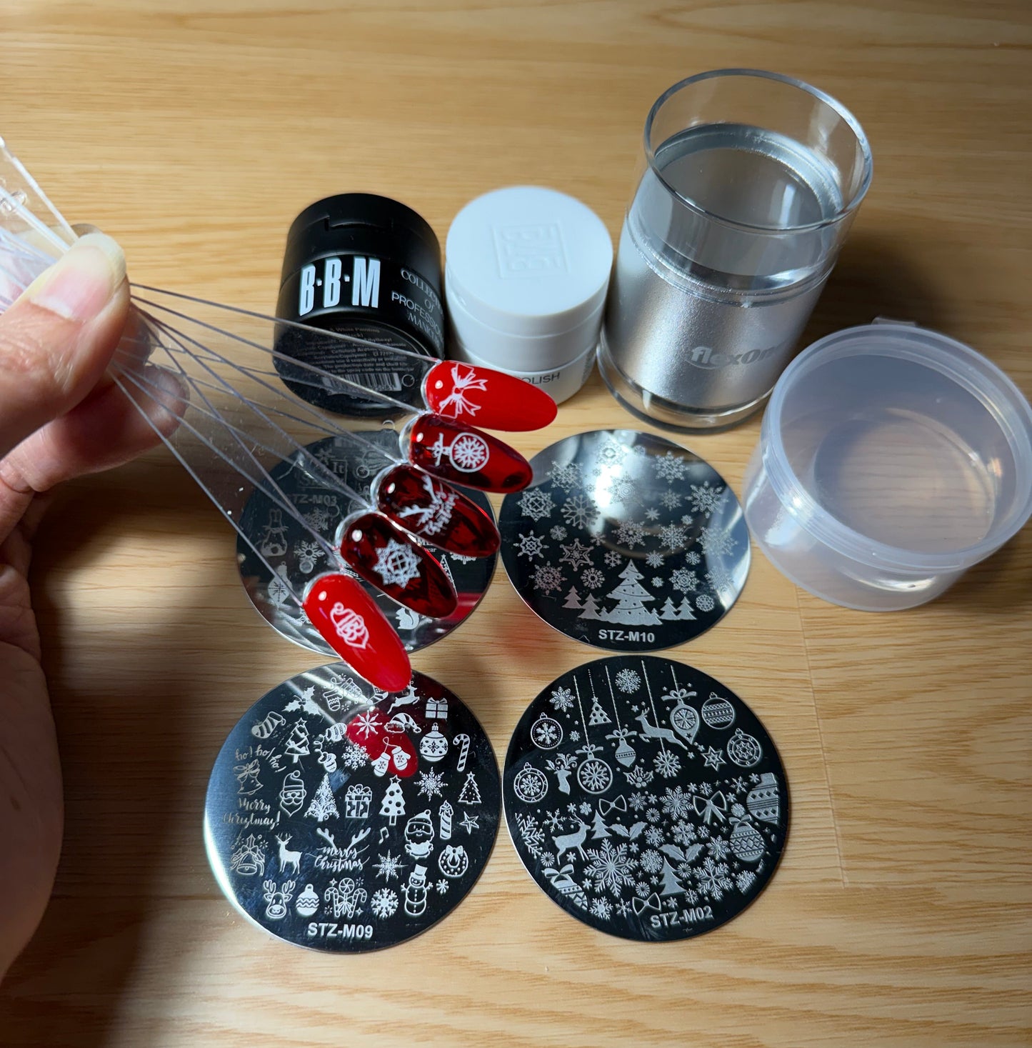 Stamp Tools for Christmas Nail Design