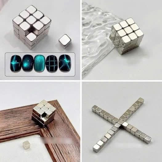 Mini Square Magnet for cat eye Nail Art