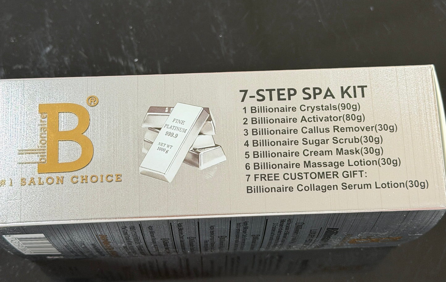 LUXURY Pedicure Deluxe 7 Steps For Nail Salon - Billionair Luxury 7 steps