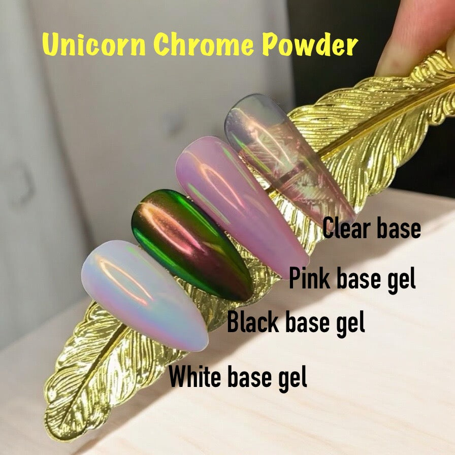 Unicorn Chrome Powder for Nail Design
