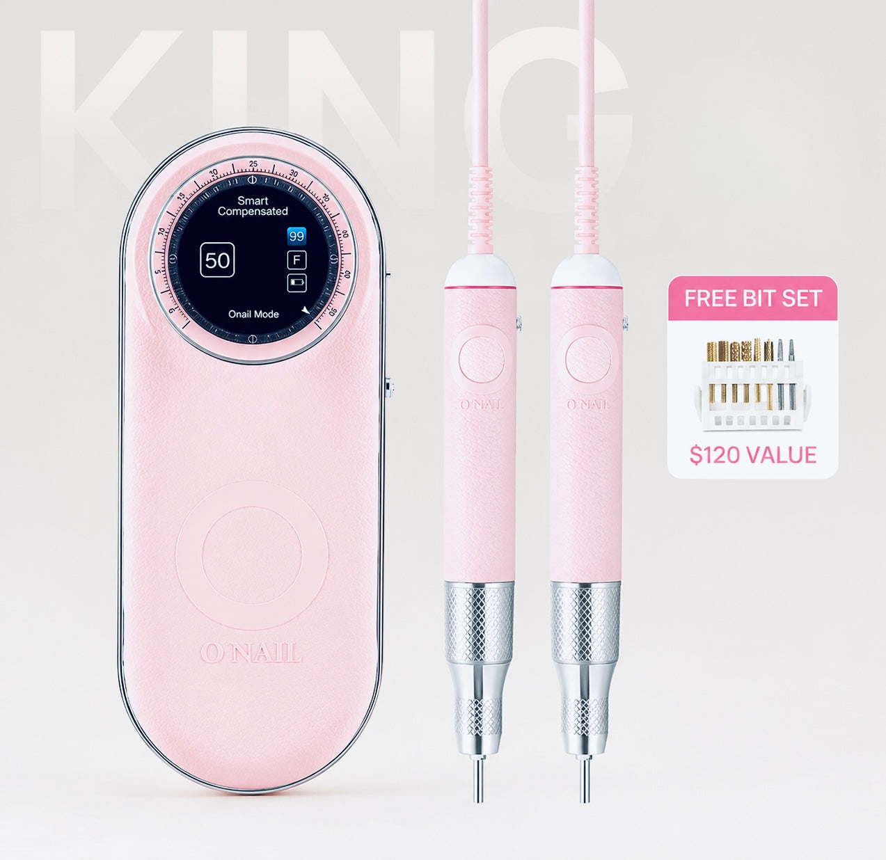 New 2026 - ONail Promax Nail Drill Machine - 2 Handpieces