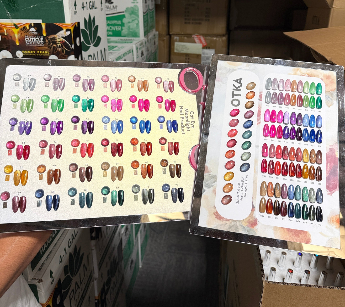 Set OTKA2 Fall Winter - 36 Colors MOONLIGHT Cat Eye (37-72) + FREE 2 Color Display
