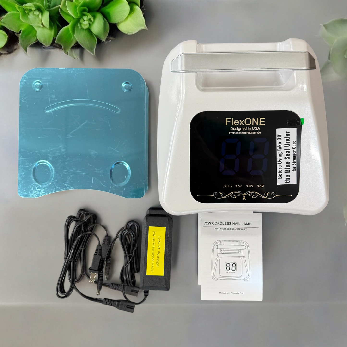 UPGRADE FlexONE UV Led Nail Lamp for Gel Builder Poly Hybrid Gel