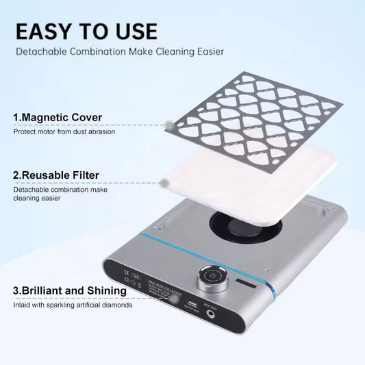 High Quality Thin Dust Collection - Rechargable Dust Collection + Free 50pcs Replacement Paper