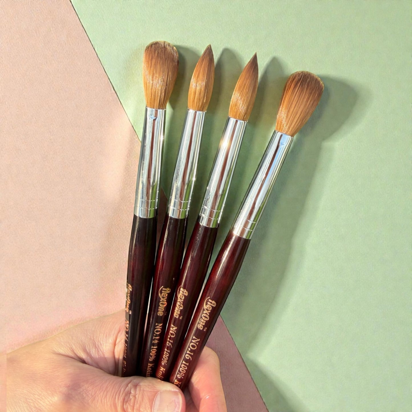 FlexOne Acrylic Brush - Premium 100% Kolinsky Brushes