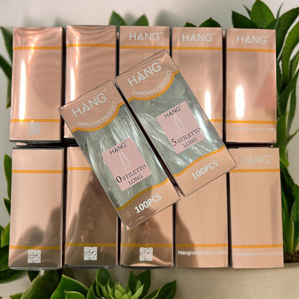 STILETTO LONG Premium HANG Gel X Tips - Refill