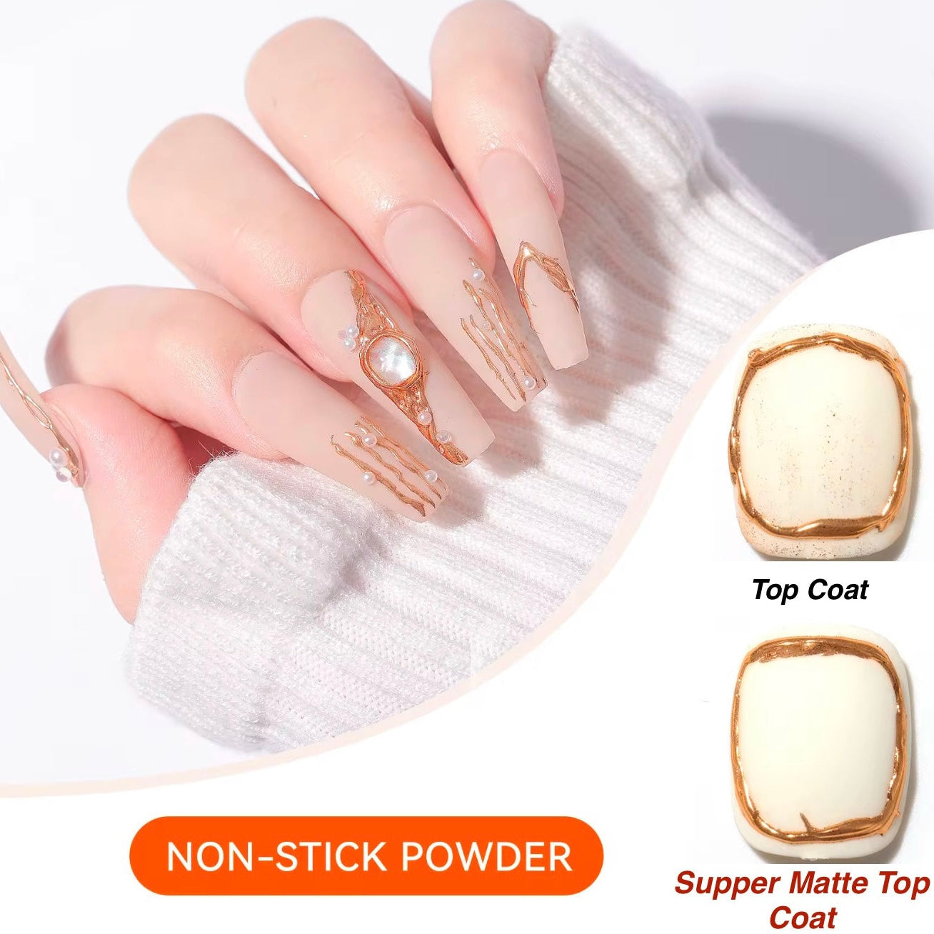 Supper Matte Top Coat No Stick Matte Top Coat 15ml