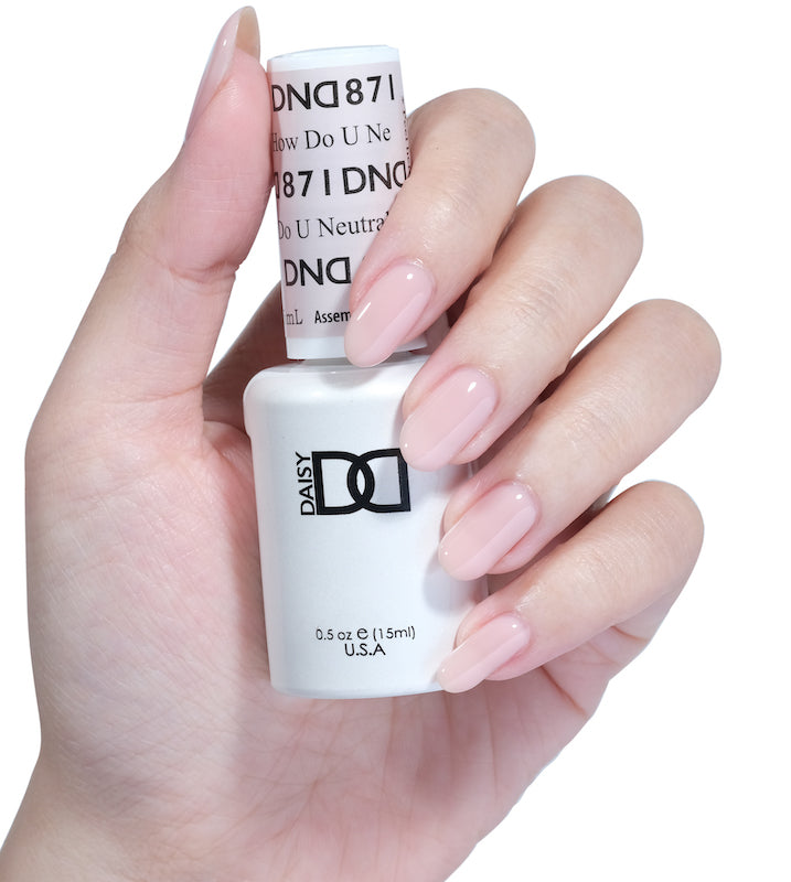 DND Gel Nail Polish - How Do U Neutral 871