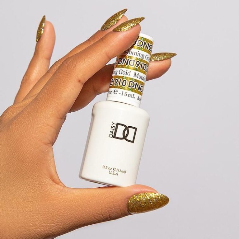 DND Polish Duo Super Glitter - Morning Gold 910