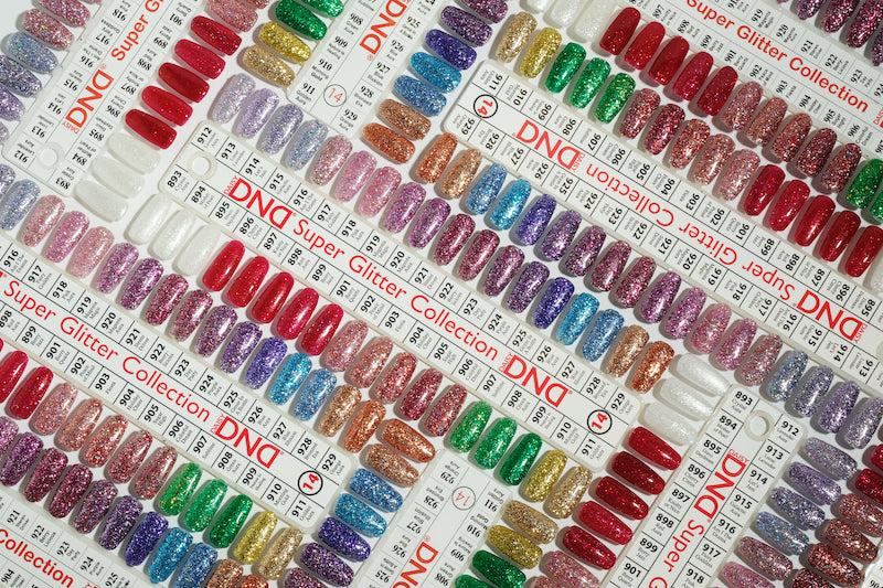 DND Polish Duo Super Glitter - Full Collection 36 Colors