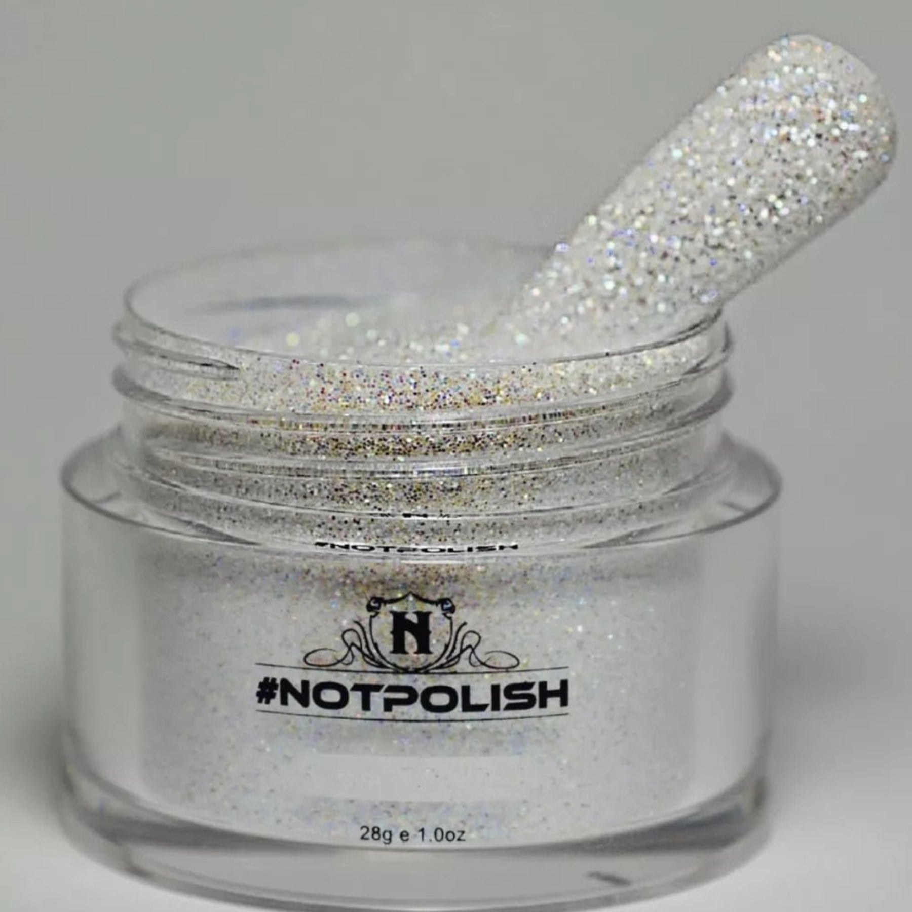 White Sugar Effect Glitter - Notpolish – Scarlett Nail Supplies
