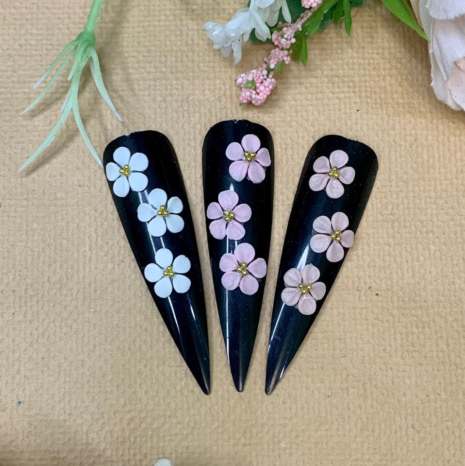 5pcs - 3D Acrylic Flowers Daisy Flowers Design