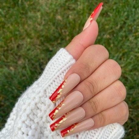 Long Nail Tips for Valentine Nail Designs in 2022