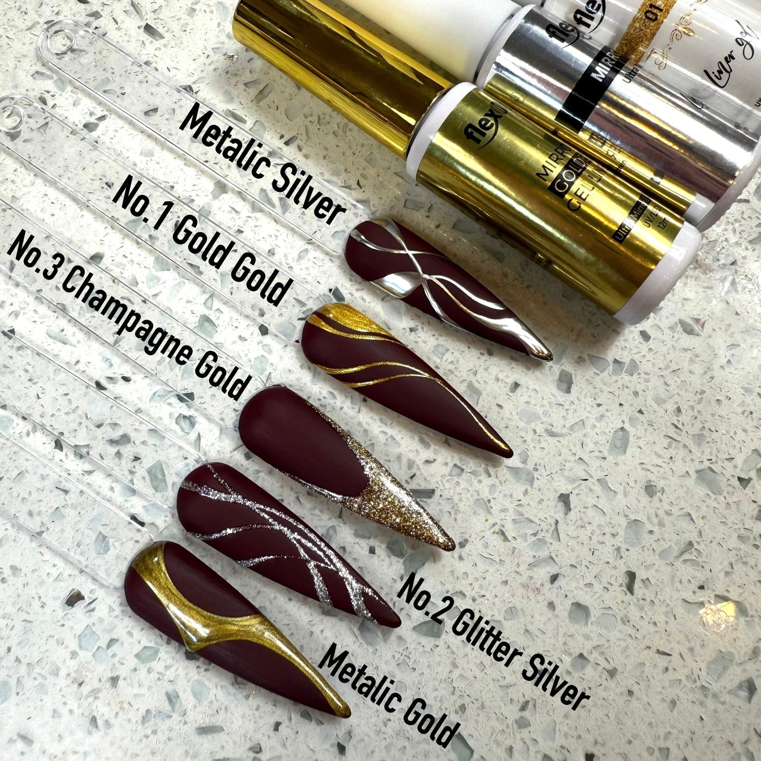 Explore the complete range of Nail Art Gels by FlexOne