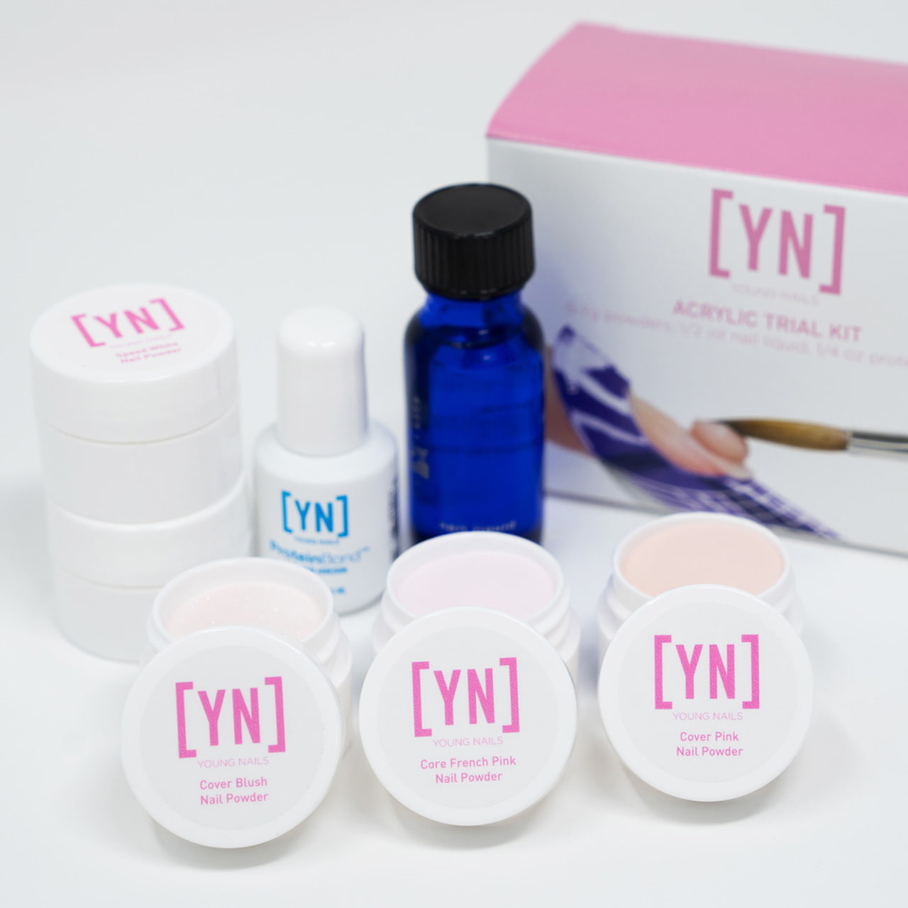 Young Nails Acrylic Powder is designed to work together, chemically, Yn nails acrylic system was created with exact particle blend technology that gives you flawless consistency, superior adhesion.