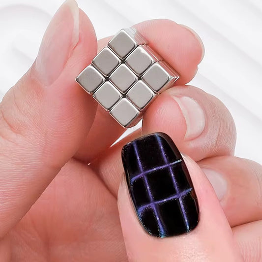 Mini Square Magnet for cat eye Nail Art