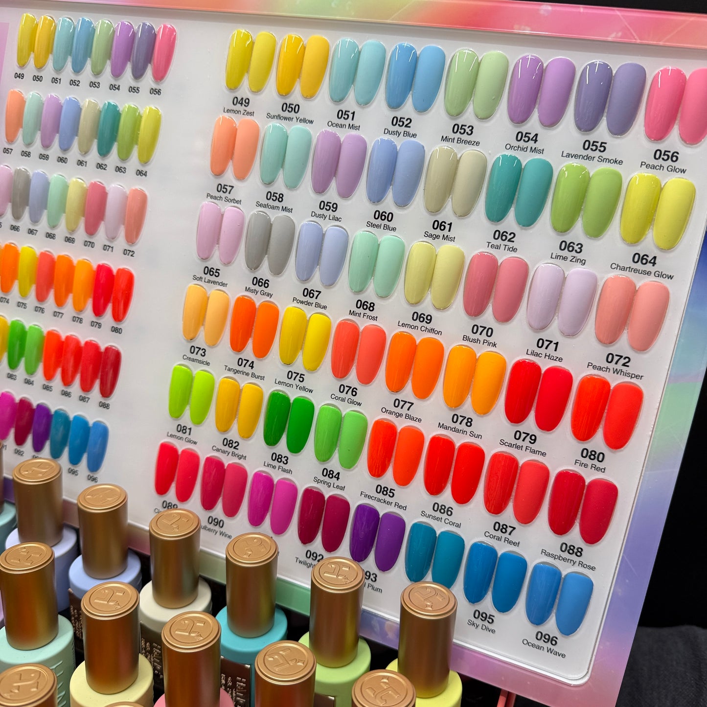 Set 3in1 matching 48 colors Springs/ Macaron / Fall Winter Gel & Regular HANG Collection