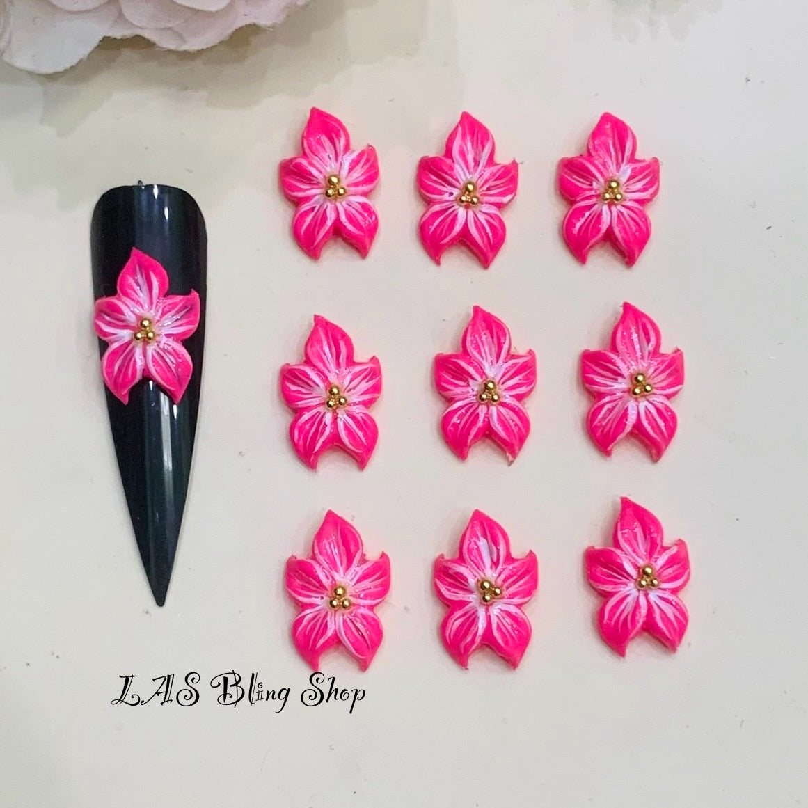 Handmade 3D Gel Flowers