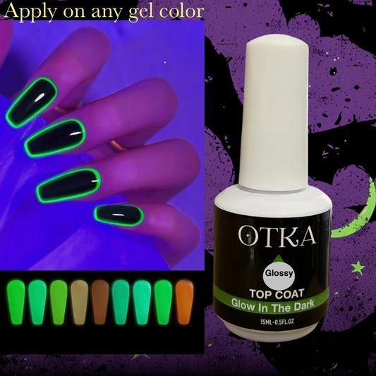 GLOW in the Dark UV Gel Top Coat - 0.5oz