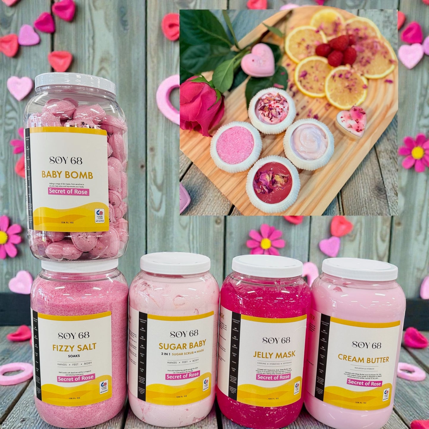 Mother Days / Valentine’s Secret of Rose Pedicure - Rose Pedicure + Free Flyer