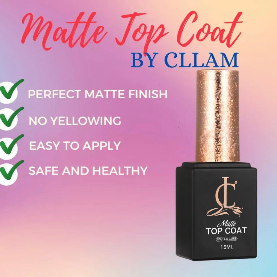 CL CLAM Matte Top Coat