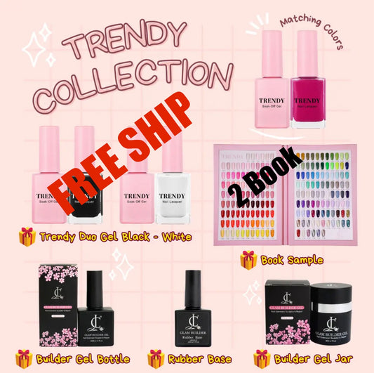 188 Duo Gel TRENDY COLLECTION CLAM Brand - New Colors