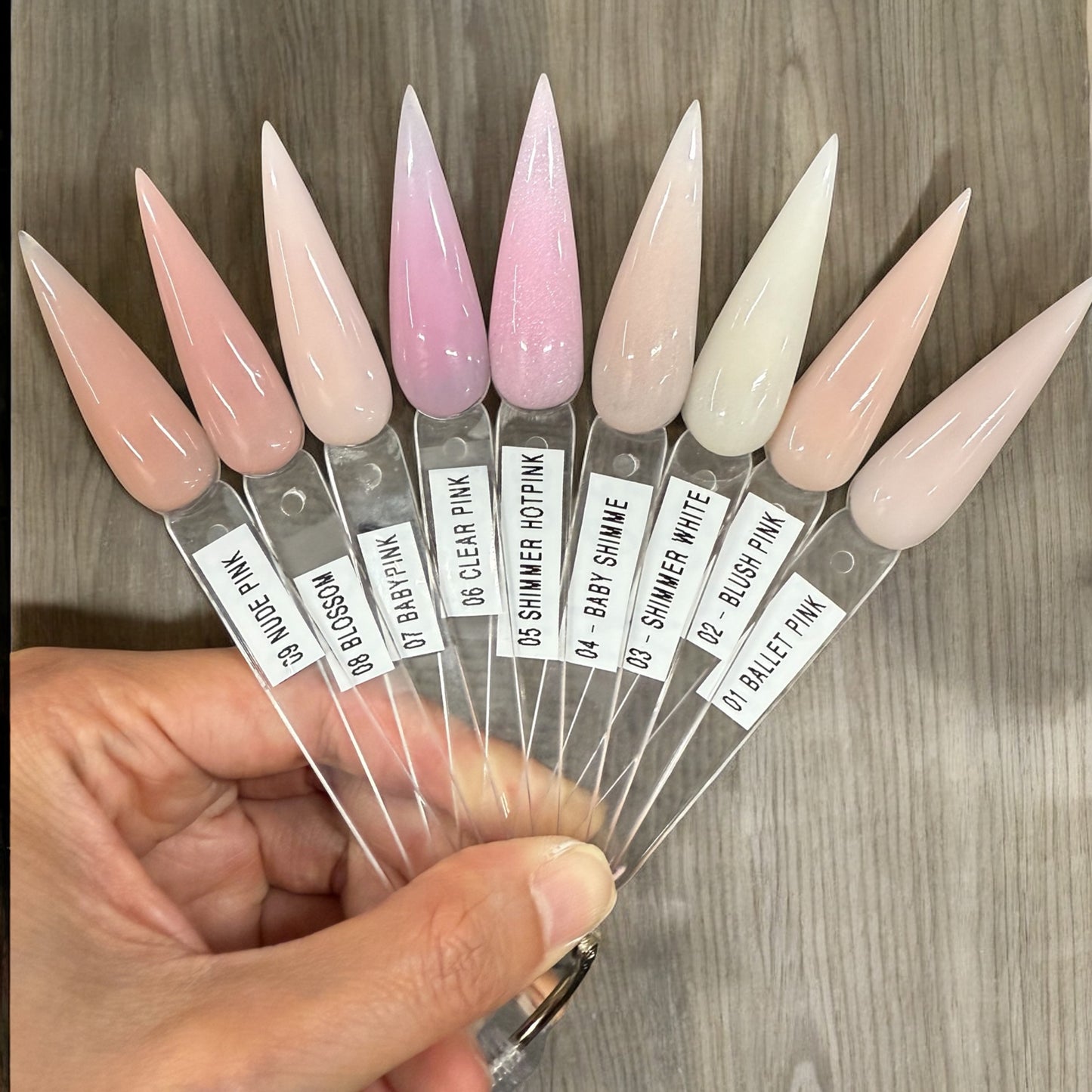 FlexOne Acrylic and Dipping Powder - Pink Nude Collection Nails Powder 4oz