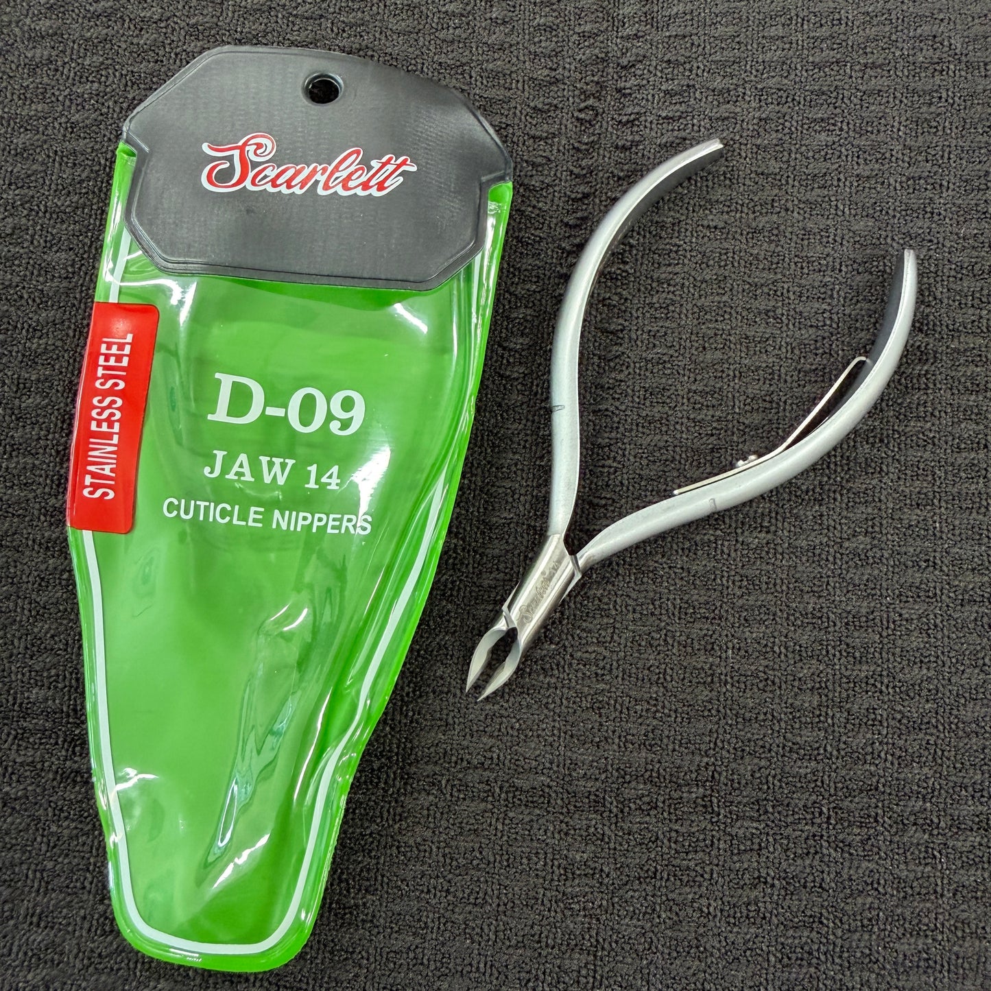 Cuticle Nippers - Stainless Steel - D09 Round Head - Jaw 16 and Jaw 14