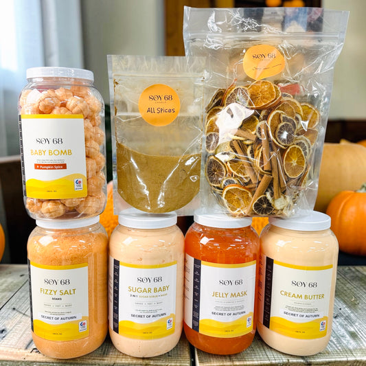 SEASONAL: Secret of Autumn PUMPKIN SPICE 5 Steps Luxury Pedicure