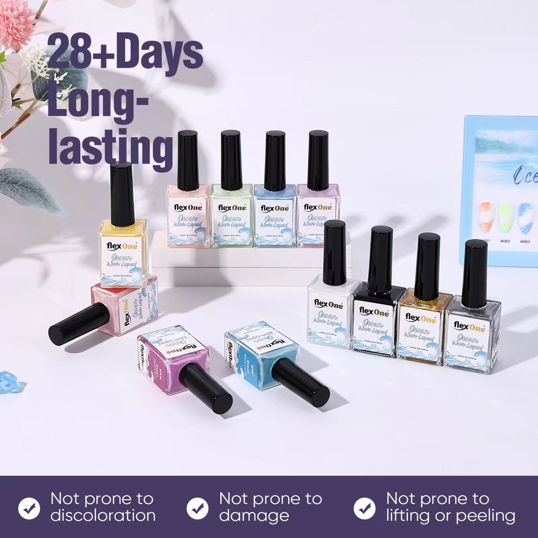 [NEW 2026] Set 12 Colors Wave Gel + free 2 Base Wave gel - Ocean wave gel