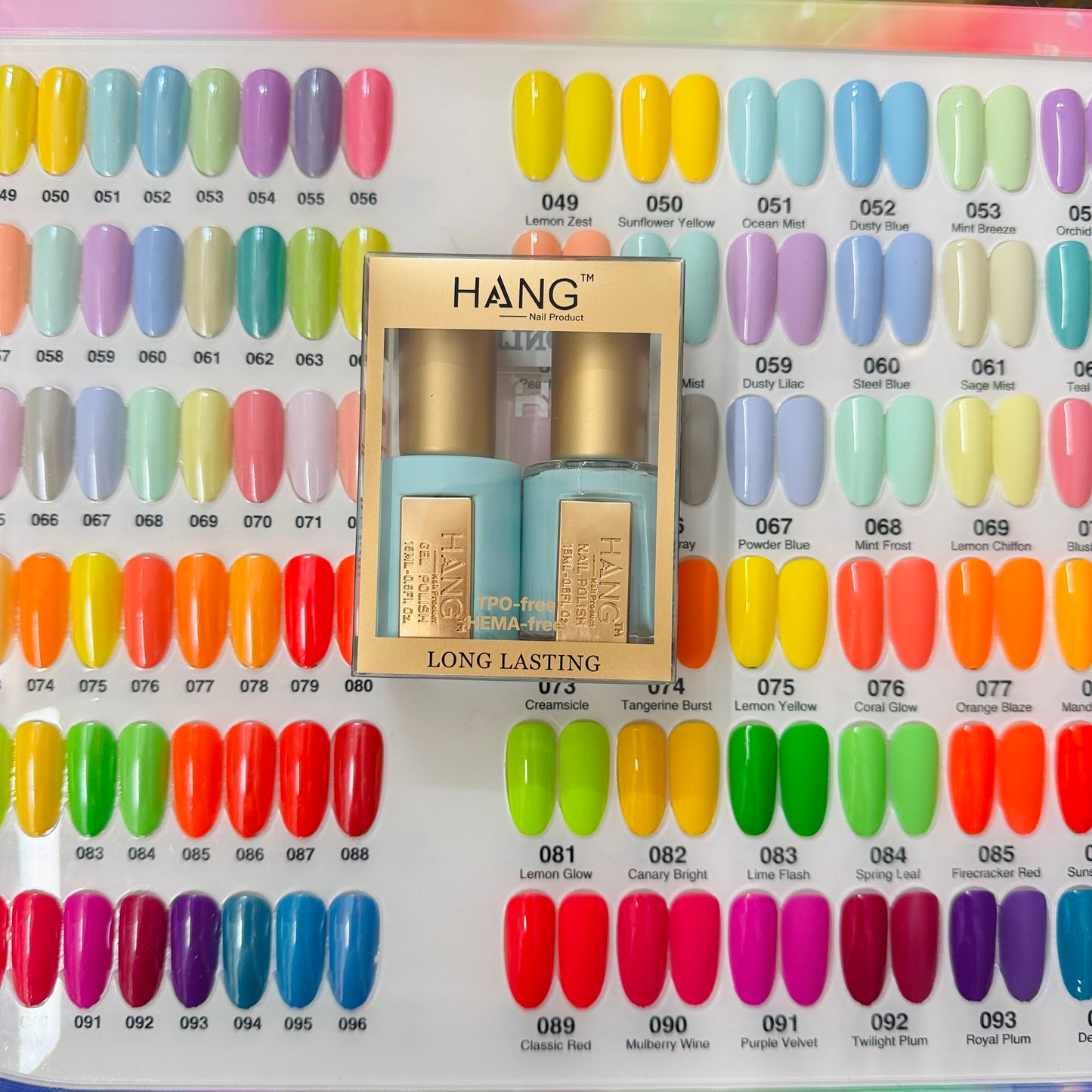 Set DUO 48 colors Springs/ Macaron / Fall Winter Gel & Regular HANG Collection