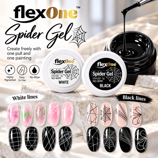 SPIDER GEL - Black or White 5gr/ each