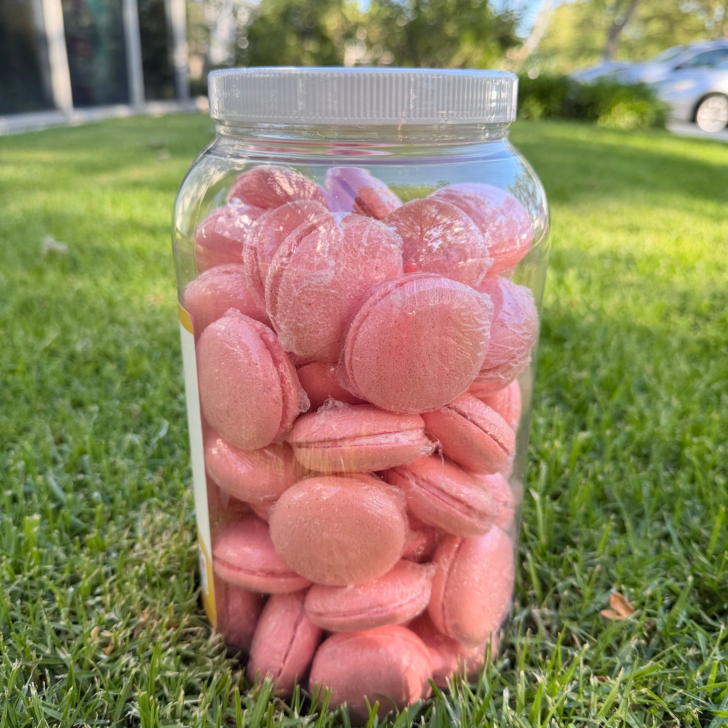 Summer Strawberry Macaron Pedicure Deluxe