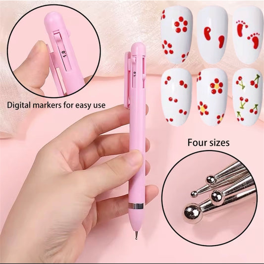 4in1 Dotting Pen for Flower and Design Nail art