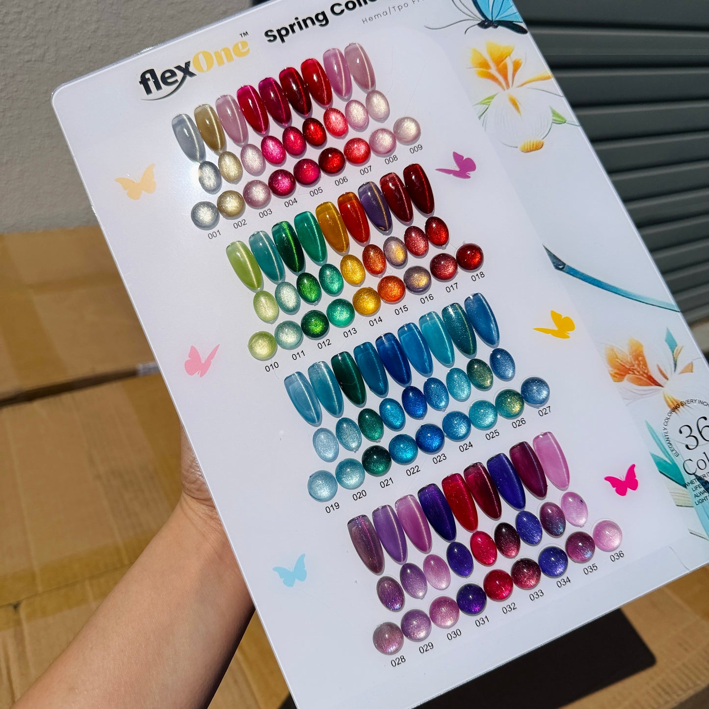 New Spring Cat eye collection 36 Colors - Free Sample Display + 2 magnets