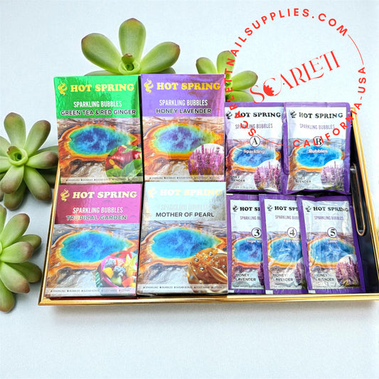 [Free Shipping] HOT SPRING VOLCANO Pedicure Extreme Deluxe 6 STEPS - 40pcs/ Case