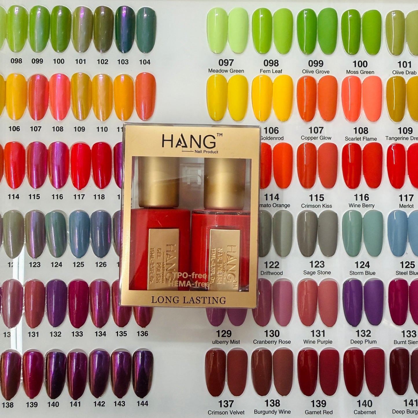 Set DUO 48 colors Springs/ Macaron / Fall Winter Gel & Regular HANG Collection