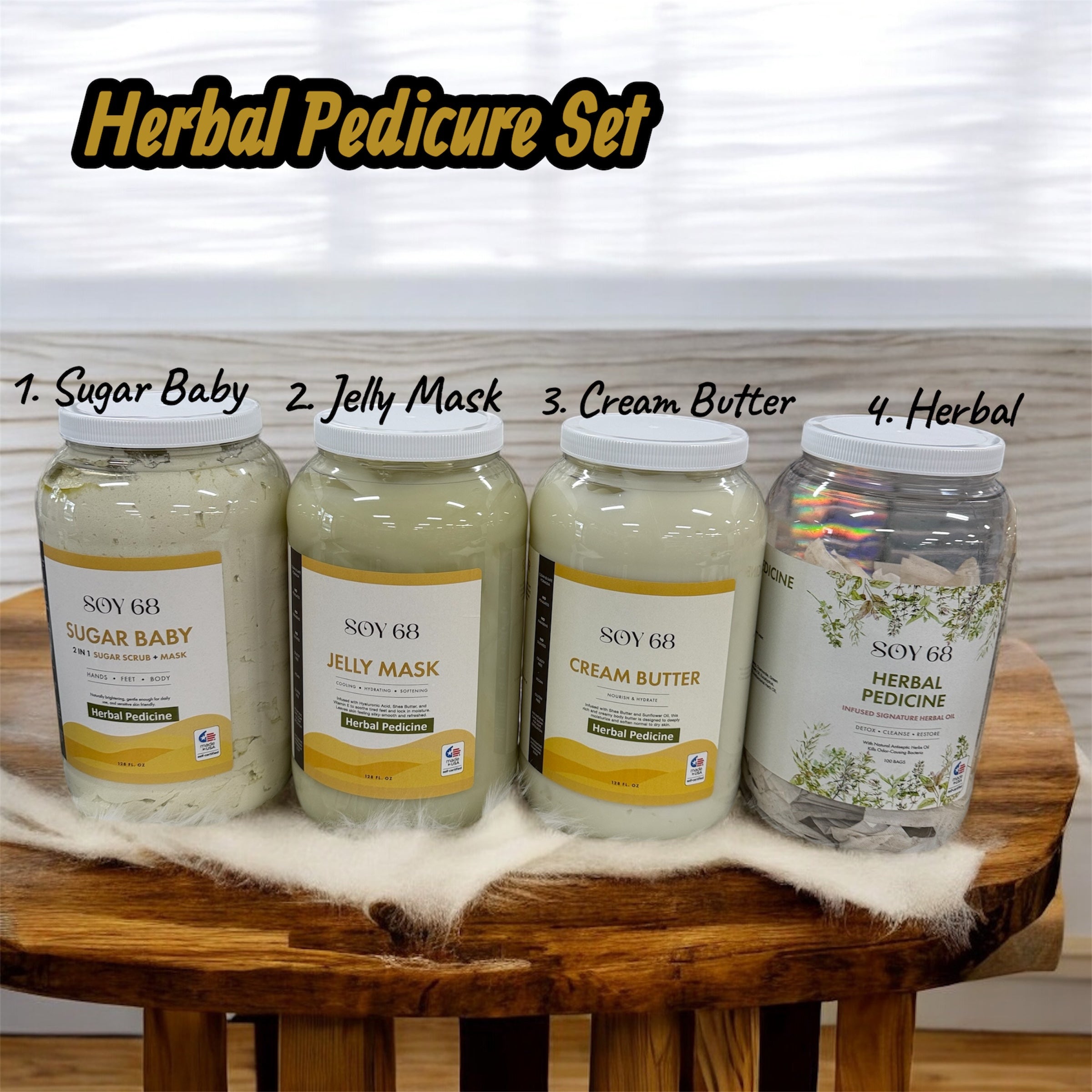 Herbal Pedicure set - Natural Herbal Ingredients – Scarlett Nail
