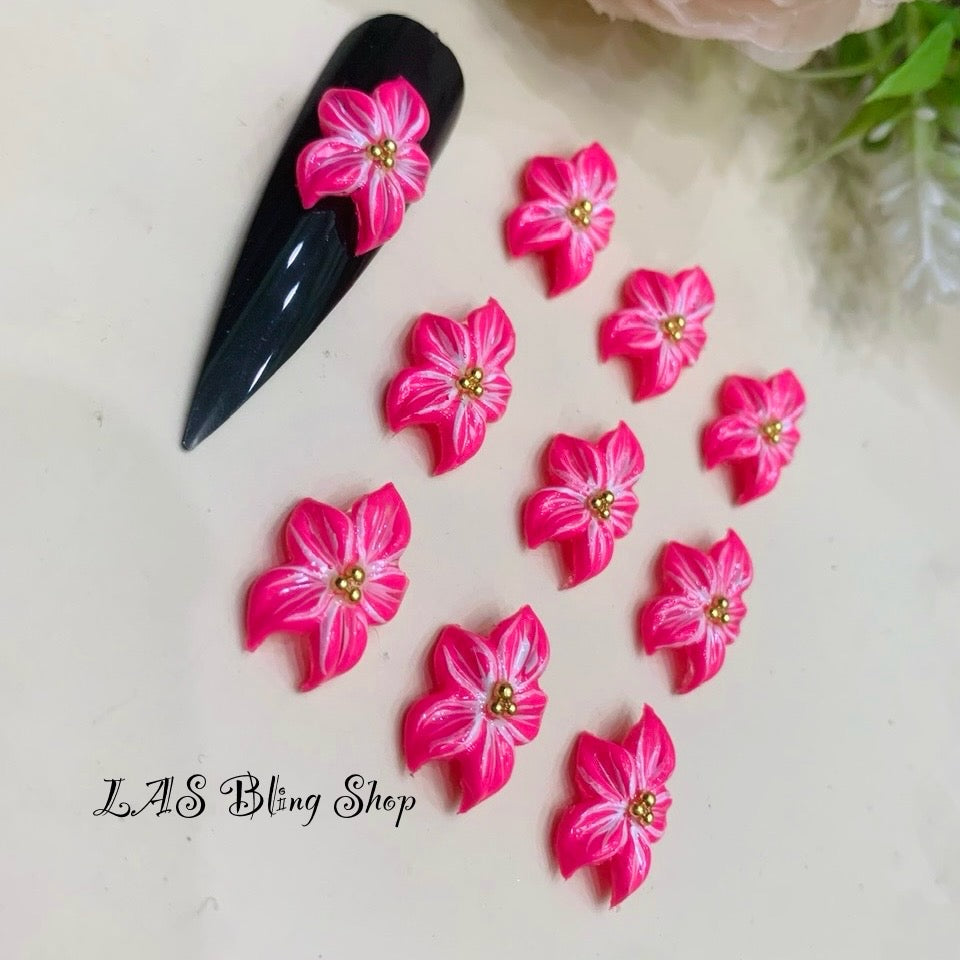 Handmade 3D Gel Flowers