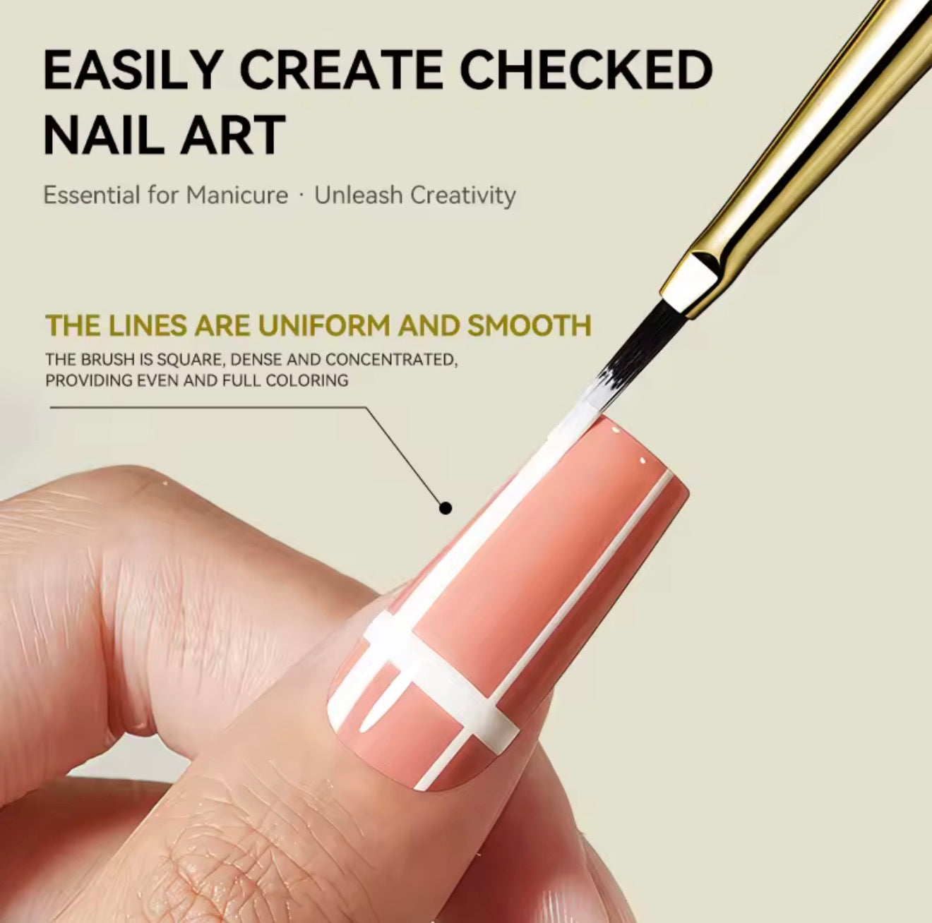 Caro Nail Art Brush - Set of 2pcs