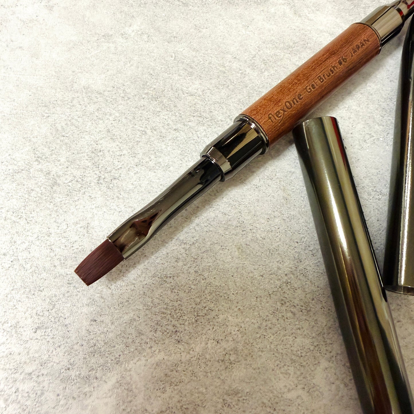 Flat Builder Gel Brush - Japan Hair 2 sides FlexOne