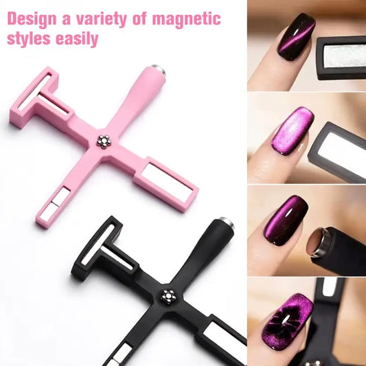 5 in 1 Nail Cateyes Magnet Multi -function Nail Tool