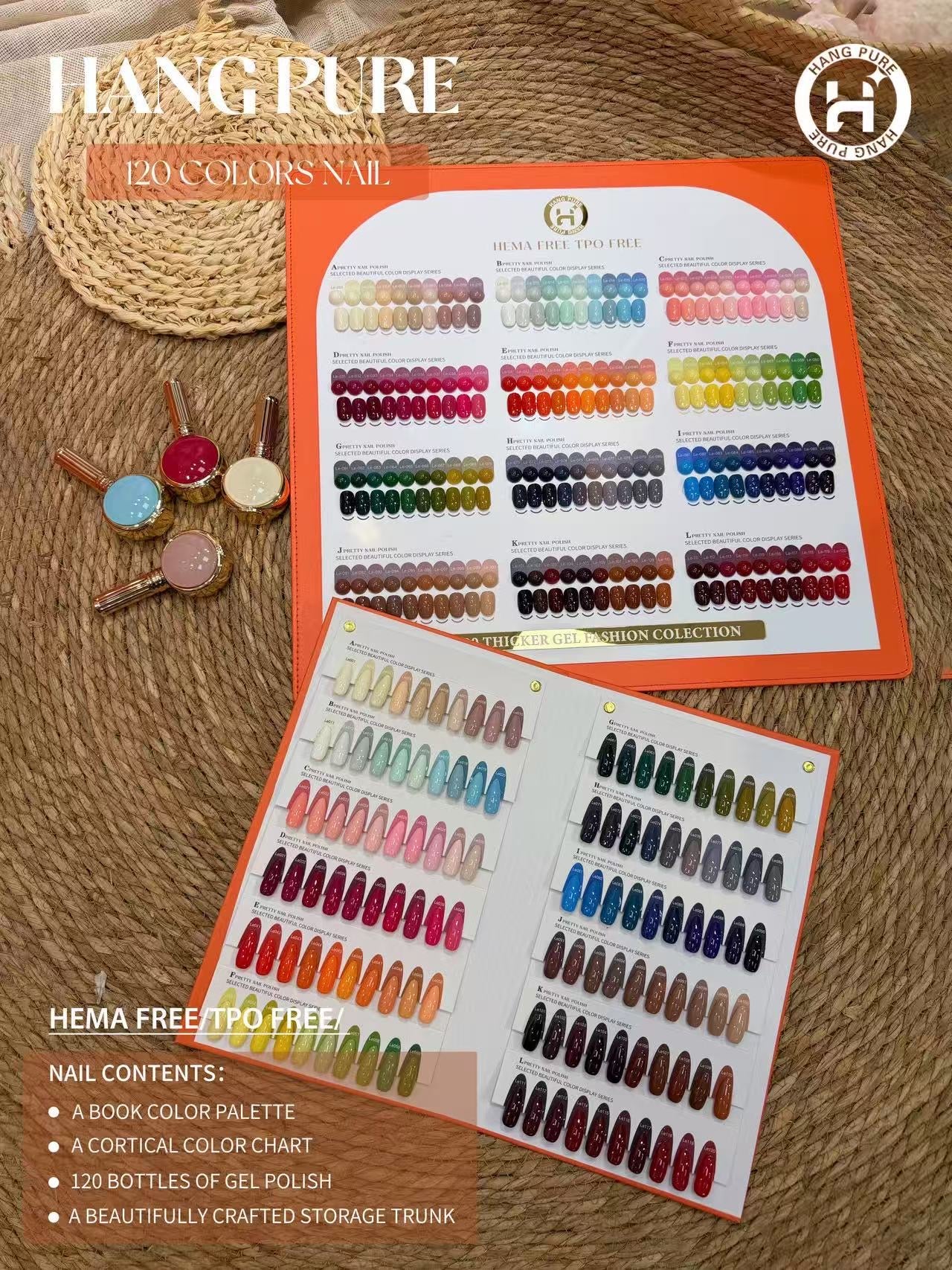 New set 120 Color Gel 18ml - HANG NAIL PRODUCT