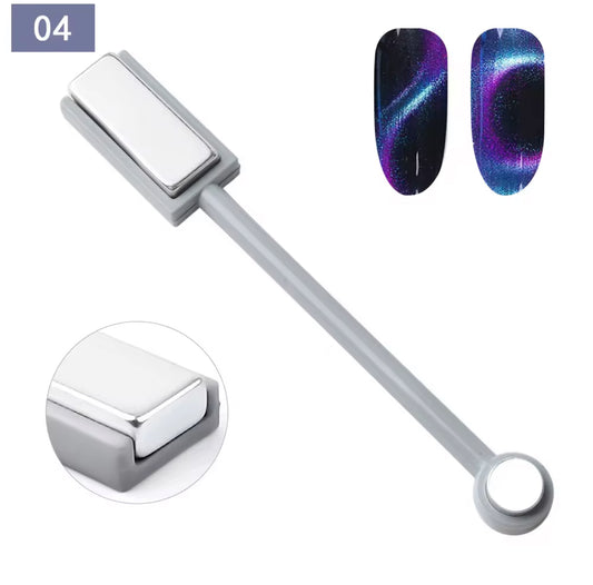 Square and Circle Magnet for Cat Eye Nail Design