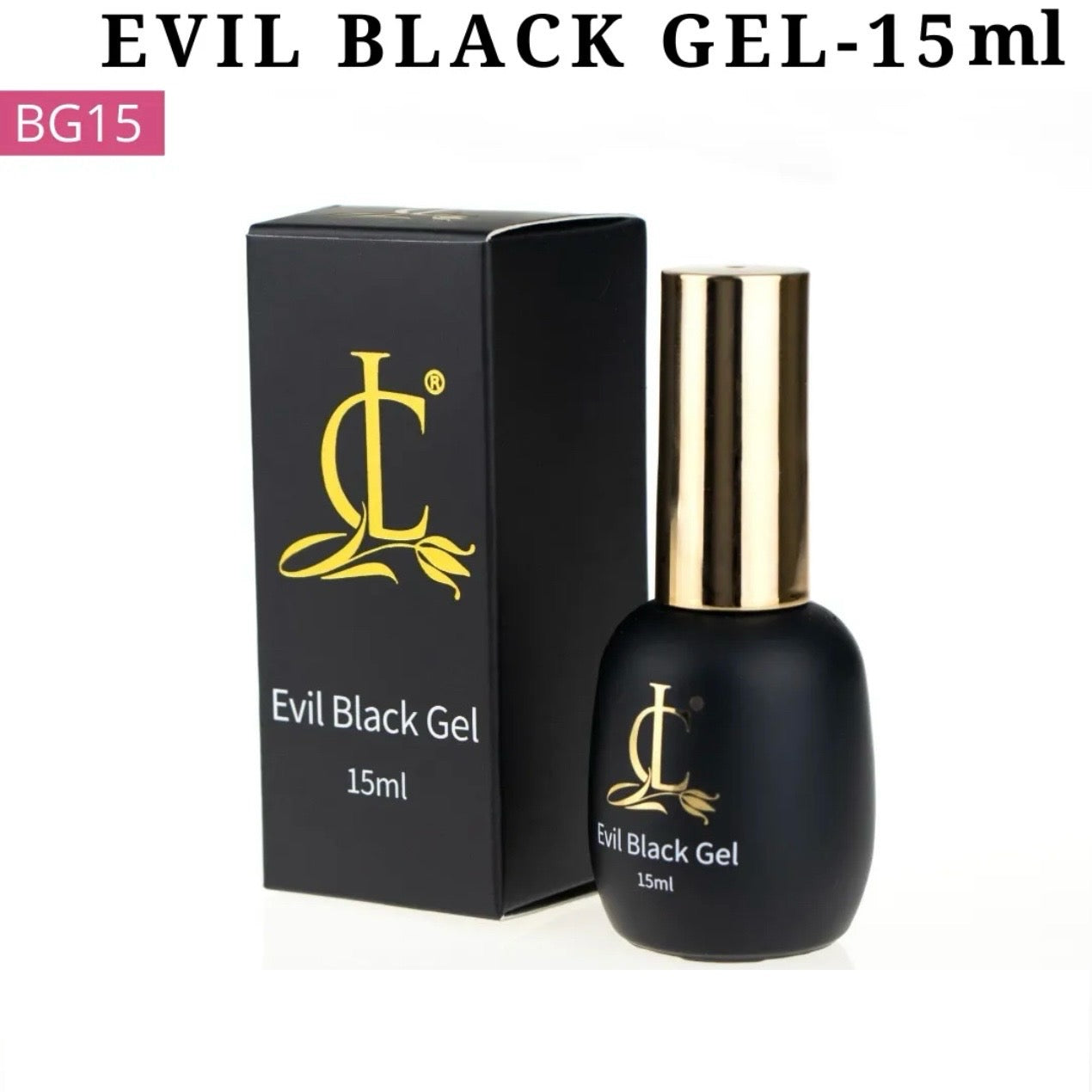 Evil Black Gel CL Brand - 15ml