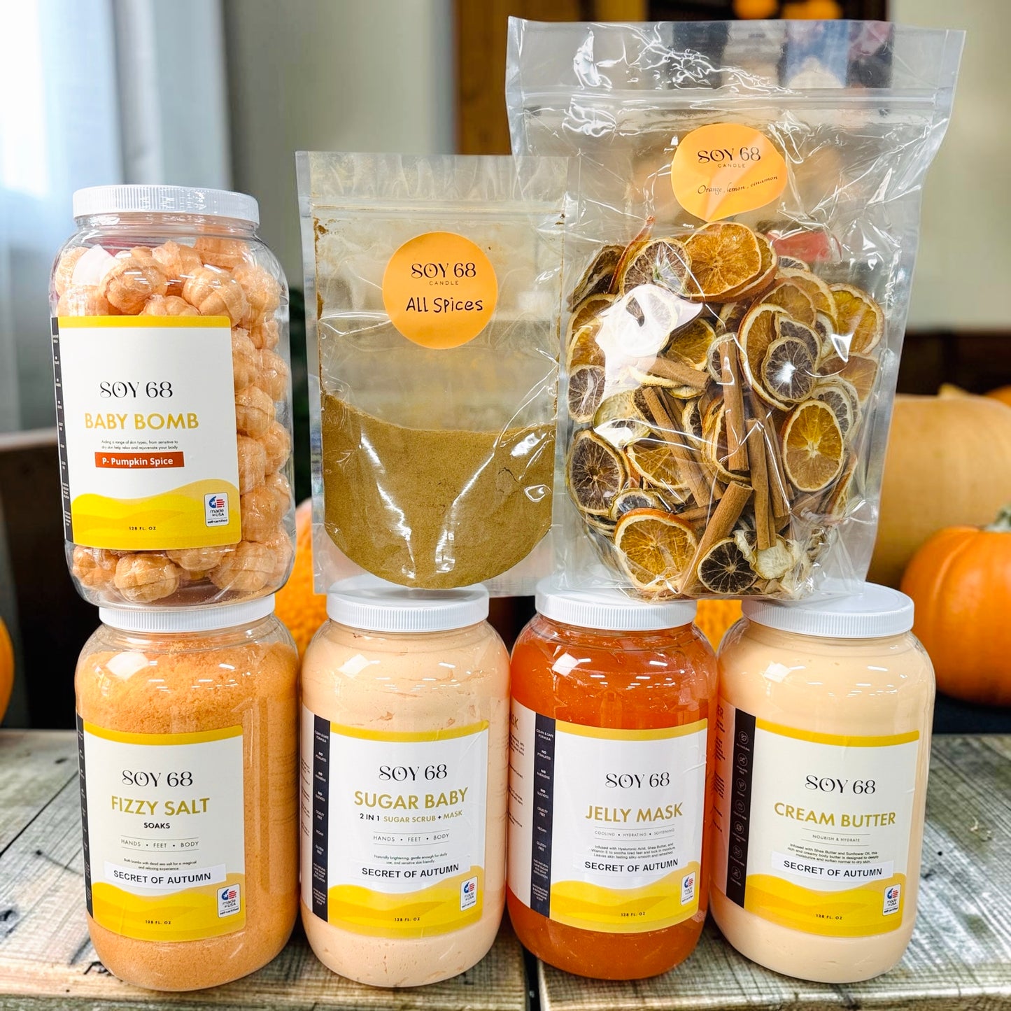 SEASONAL: Secret of Autumn Pumkin Spice 5 Steps Luxury Pedicure